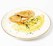 Омлет с томатами и моцареллой