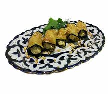 Рулеты из баклажанов