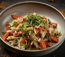 Салат с ростками cои