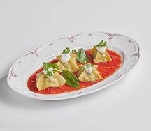 Паста фаготтини с томленым ягненком