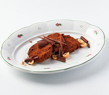 Шоколадно - апельсиновые трюфели с лесным орехом