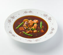 Насыщенный грибной суп с белыми грибами