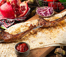 Шашлык из бараньего каре