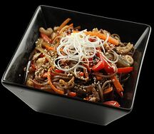 Гречневая лапша с курицей
