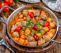 Жаркое из баранины с картофелем
