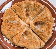 Жареная плацинда с картофелем