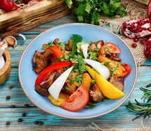 Курица с овощами