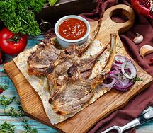 Шашлык из каре ягненка