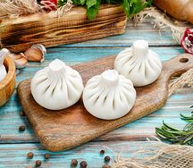 Хинкали с сыром сулугуни