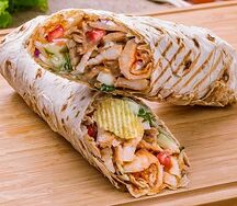 Классическая шаурма со свининой на мангале