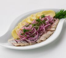 Филе сельди с картофелем