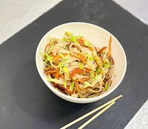 Лапша с соусом терияки