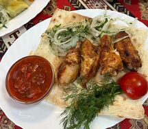 Шашлык из куриных крылышек