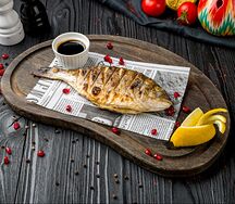 Дорадо на гриле
