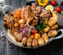 Сет №8 Люля и шашлык с гарниром