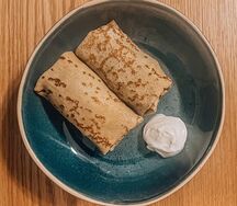 Блинчики с мясом