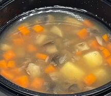 Грибной суп с картофелем