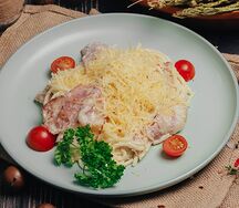 Фетучини Карбонара