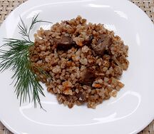 Каша гречневая с грибами