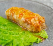 Голубцы запеченные с мясом и рисом