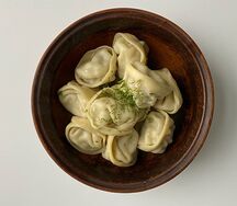 Пельмени Богатырские с чесноком