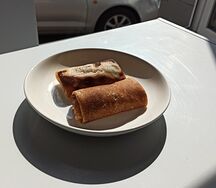 Блинчики с ветчиной и сыром