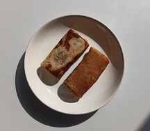 Блин Жульен с курицей и грибами