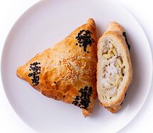 Самса с курицей и картофелем