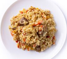 Плов с говядиной