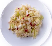 Салат Постный с яблоком и сельдереем