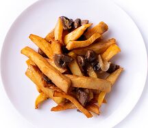 Картошка жареная с грибами