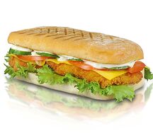 Чиабатта с курицей