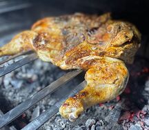 Курица на мангале