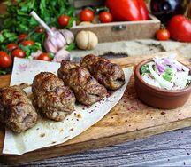 Люля-кебаб из свинины и говядины