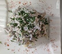 Салат с говяжьим языком