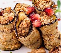 Рулетики из баклажанов