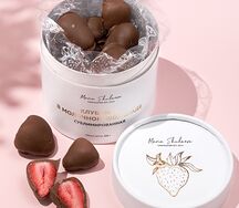 Сублимированная клубника в молочном шоколаде M