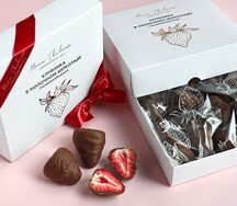 Сублимированная клубника в молочном шоколаде S