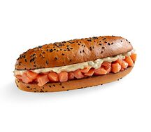 Сэндвич с красной рыбой