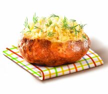 Крошка-Картошка с укропом и растительным маслом