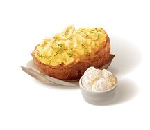 Крошка картошка со сливочным сыром