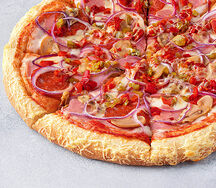 Пицца Дракон 30 см на толстом с сыром