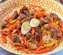 Плов из говядина