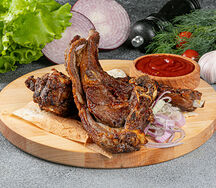 Шашлык из бараньей корейки