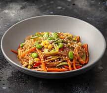 Лапша хрустальная с овощами