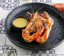 Королевские креветки гриль