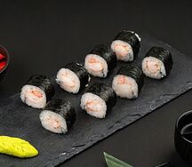 Маки с креветками