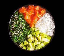 Поке с лососем