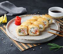 Ролл Санрайз Темпура с креветкой