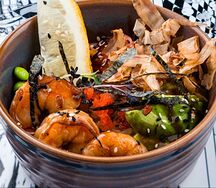 Поке с креветками